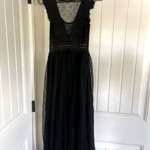black lace lulus dress